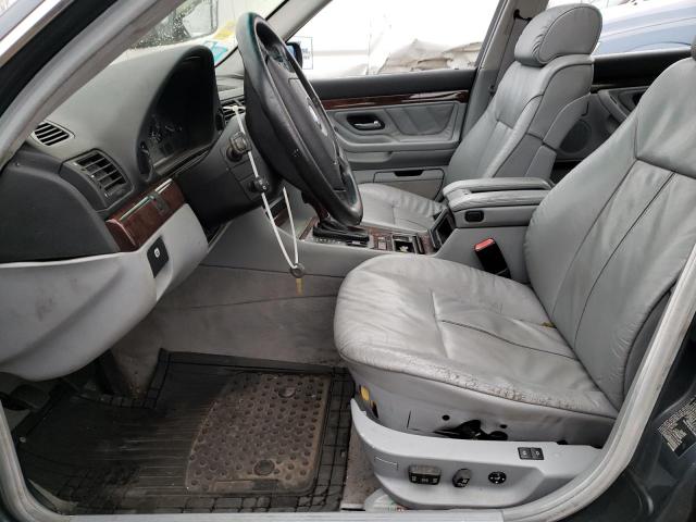 WBAGH8349YDP12321 - 2000 BMW 7 SERIES BLUE photo 7
