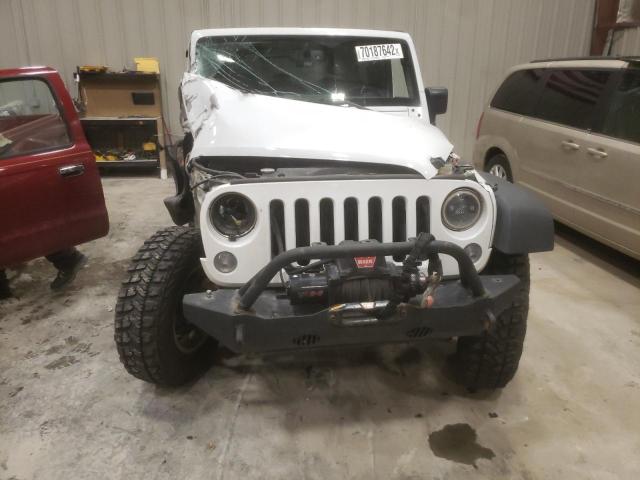 1C4AJWAG4FL746362 - 2015 JEEP WRANGLER S WHITE photo 5