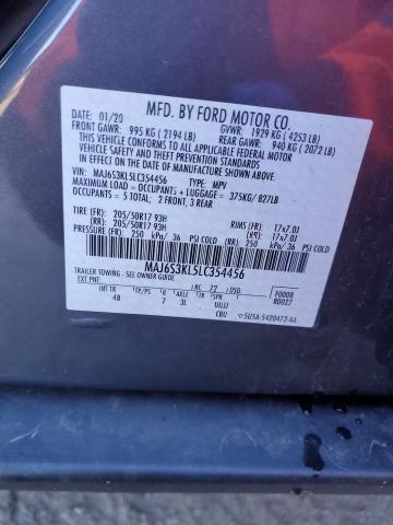 MAJ653KL5LC354456 - 2020 FORD ECOSPORT T CHARCOAL photo 13