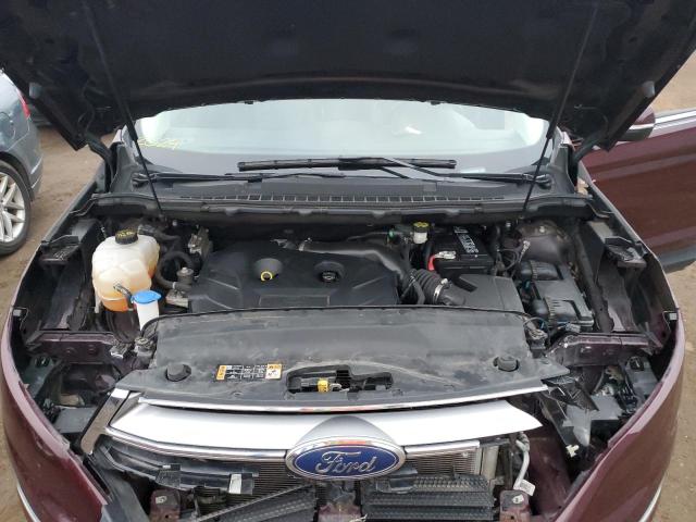 2FMPK4J97JBB24002 - 2018 FORD EDGE SEL MAROON photo 12