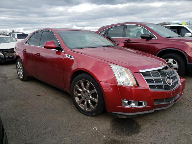 1G6DT57V380144017 - 2008 CADILLAC CTS HI FEA BURGUNDY photo 4