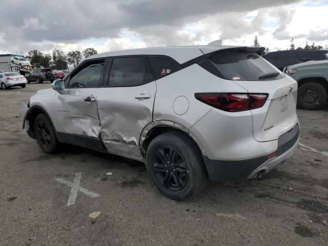 3GNKBBRA1KS686899 - 2019 CHEVROLET BLAZER 1LT SILVER photo 2