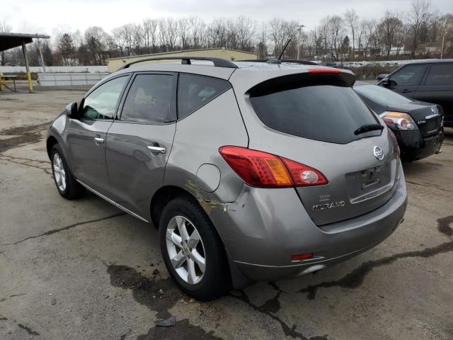 JN8AZ18W39W127574 - 2009 NISSAN MURANO GRAY photo 2