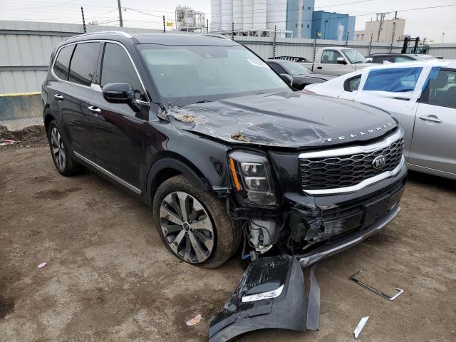 5XYP5DHC3LG020828 - 2020 KIA TELLURIDE BLACK photo 4