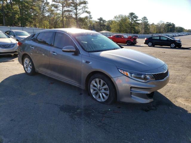 5XXGU4L35HG143004 - 2017 KIA OPTIMA EX GRAY photo 4