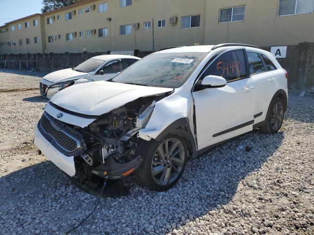 KNDCC3LC8H5052079 - 2017 KIA NIRO EX WHITE photo 1