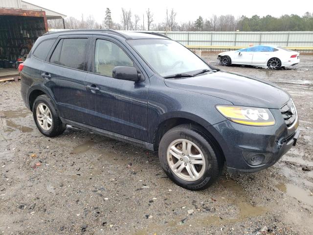 5NMSG3ABXAH340439 - 2010 HYUNDAI SANTA FE G BLUE photo 4