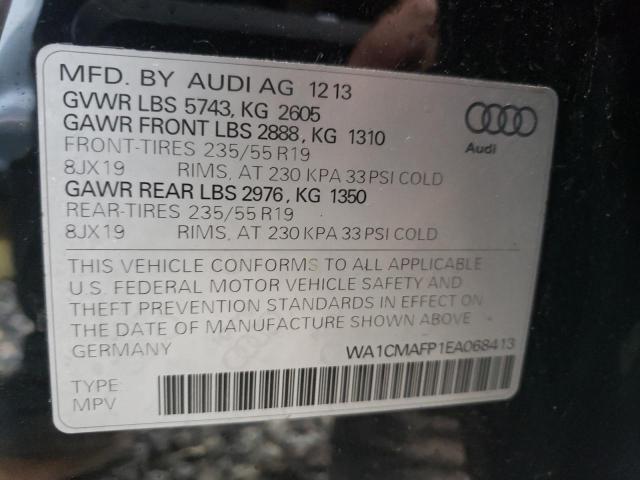 WA1CMAFP1EA****** - 2014 AUDI Q5 TDI PRE GRAY photo 13