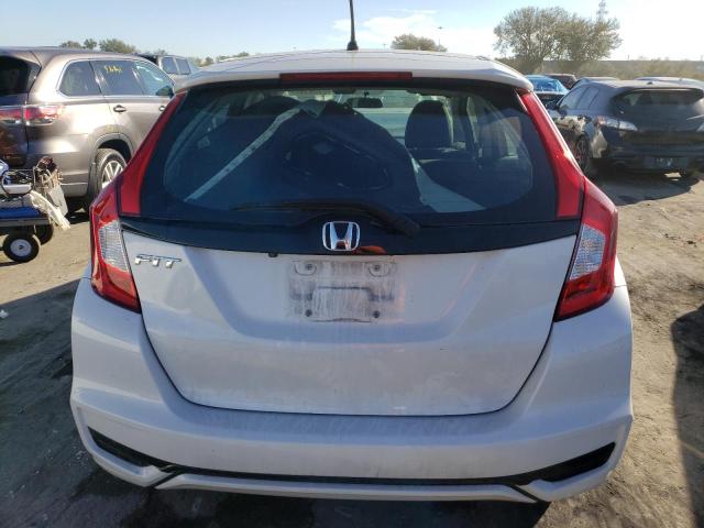 3HGGK5H40LM702853 - 2020 HONDA FIT LX WHITE photo 6