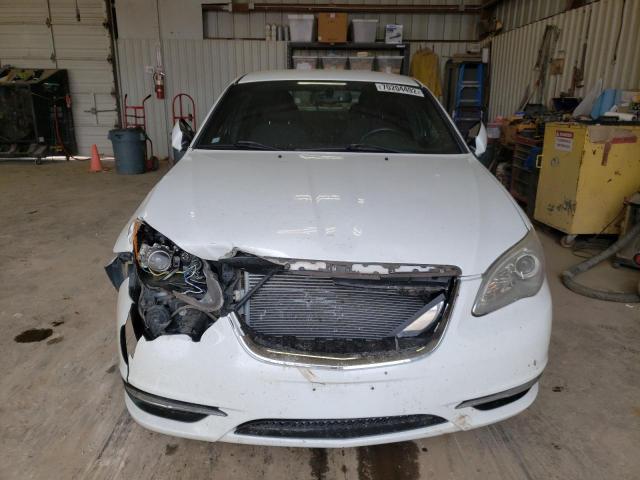 1C3CCBBB1DN688733 - 2013 CHRYSLER 200 TOURIN WHITE photo 5