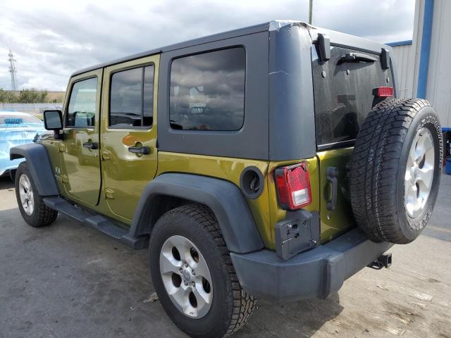 1J4GB39147L160892 - 2007 JEEP WRANGLER X GREEN photo 2