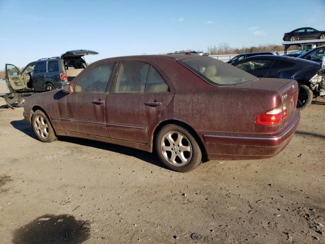 WDBJF65J02B409225 - 2002 MERCEDES-BENZ E BURGUNDY photo 2