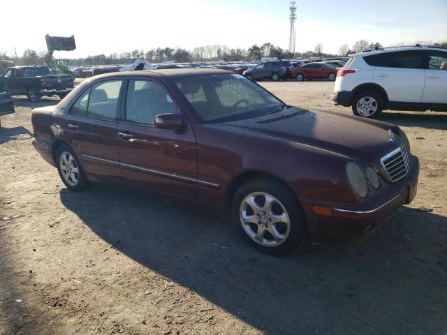 WDBJF65J02B409225 - 2002 MERCEDES-BENZ E BURGUNDY photo 4