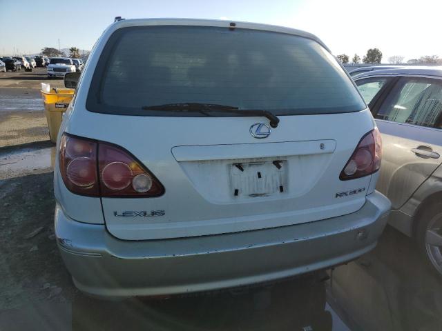 JT6HF10U5X0018179 - 1999 LEXUS RX 300 WHITE photo 6