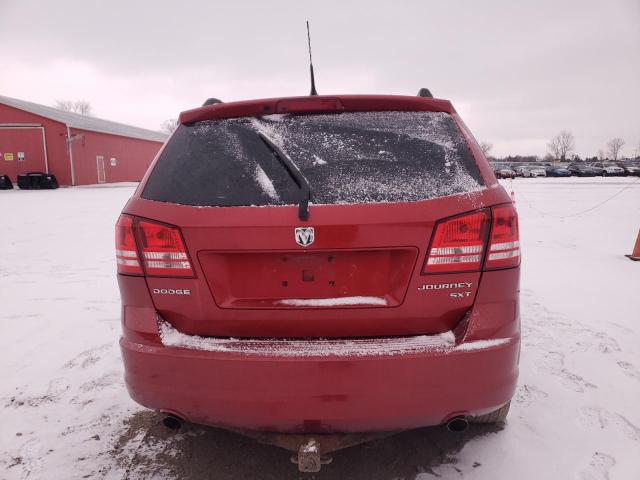 3D4PG5FV0AT207196 - 2010 DODGE JOURNEY SX RED photo 6