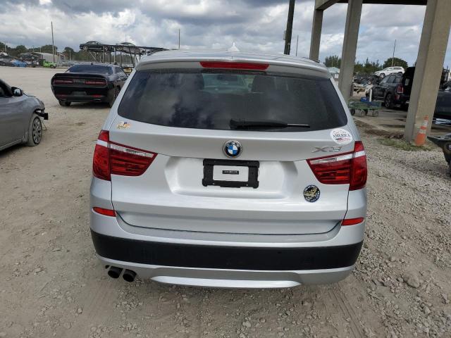 5UXWX5C56CL728059 - 2012 BMW X3 XDRIVE2 SILVER photo 6