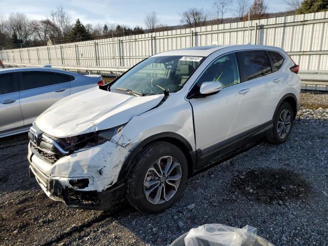 5J6RW2H80NA012852 - 2022 HONDA CR-V EXL WHITE photo 1