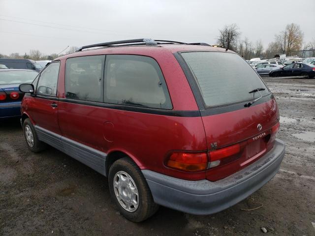 JT3AC22SXR1026798 - 1994 TOYOTA PREVIA LE RED photo 2