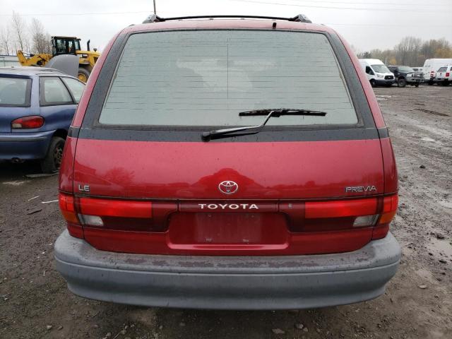 JT3AC22SXR1026798 - 1994 TOYOTA PREVIA LE RED photo 6