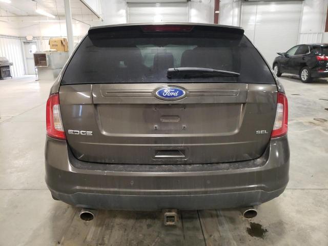 2FMDK3JC9BBB05591 - 2011 FORD EDGE SEL BROWN photo 6