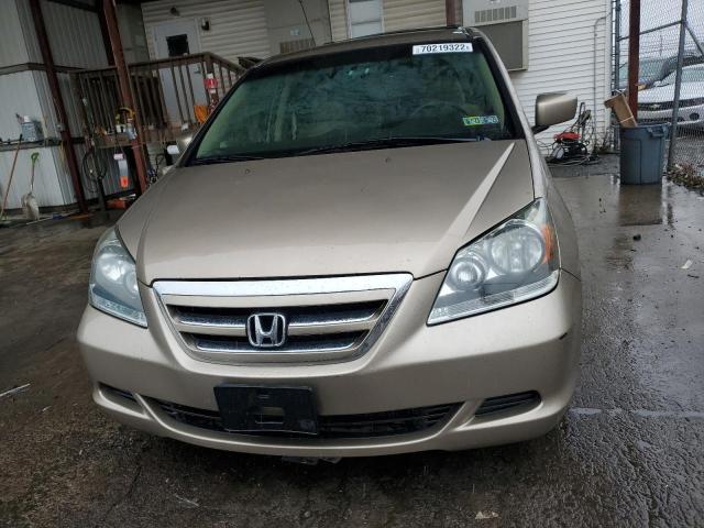 5FNRL38427B024352 - 2007 HONDA ODYSSEY EX TAN photo 5