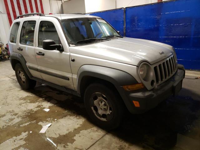 1J4GL48K06W257162 - 2006 JEEP LIBERTY SP SILVER photo 4