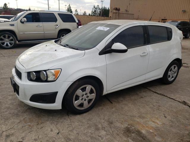1G1JA6SG3E4110192 - 2014 CHEVROLET SONIC LS WHITE photo 1