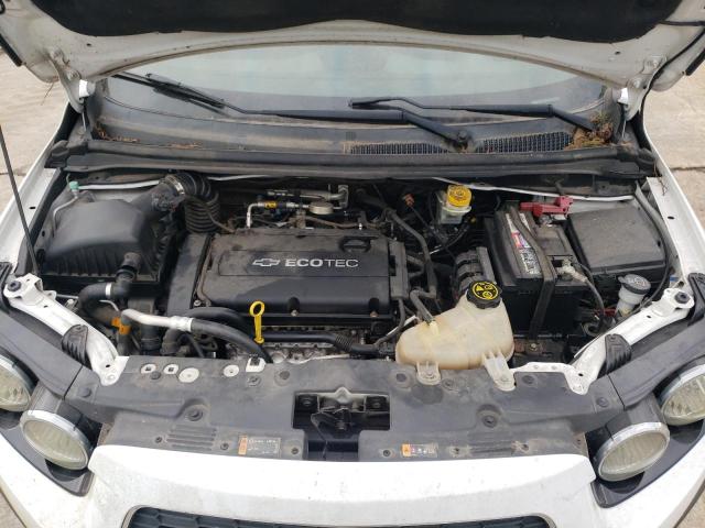 1G1JA6SG3E4110192 - 2014 CHEVROLET SONIC LS WHITE photo 11