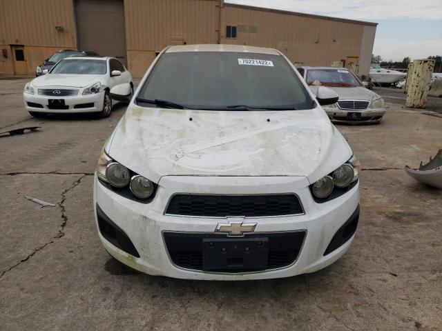 1G1JA6SG3E4110192 - 2014 CHEVROLET SONIC LS WHITE photo 5