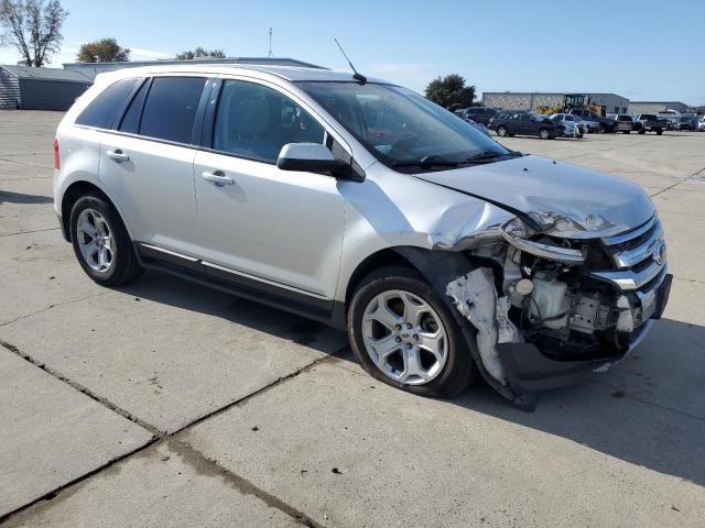 2FMDK3J94EBA42165 - 2014 FORD EDGE SEL SILVER photo 4