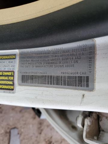 WVWWH63B84E126943 - 2004 VOLKSWAGEN PASSAT GLX Ağ foto 13
