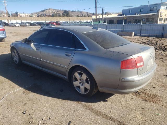 WAUML44E64N015968 - 2004 AUDI A8 L QUATT GRAY photo 2