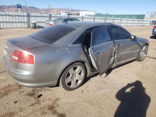 WAUML44E64N015968 - 2004 AUDI A8 L QUATT GRAY photo 3