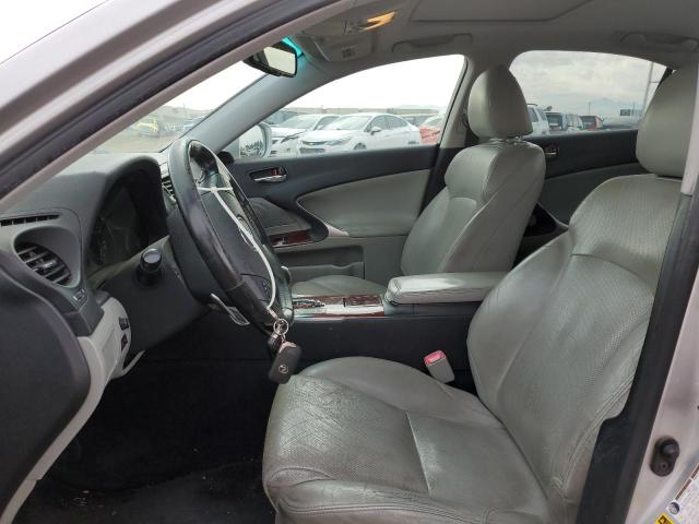 JTHBK262862006616 - 2006 LEXUS IS 250 SILVER photo 7