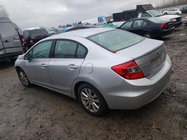 19XFB2F94CE306037 - 2012 HONDA CIVIC EXL 银色 照片 2