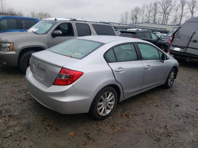 19XFB2F94CE306037 - 2012 HONDA CIVIC EXL 银色 照片 3