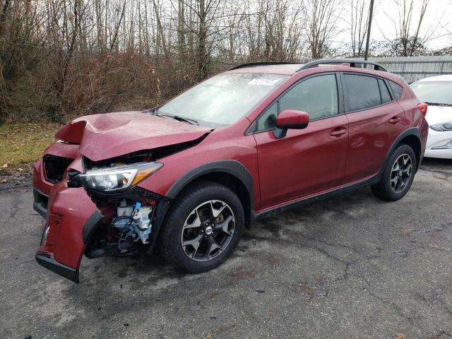 JF2GTADC6JH313607 - 2018 SUBARU CROSSTREK MAROON photo 1