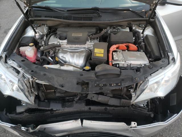 4T1BD1FK0DU090787 - 2013 TOYOTA CAMRY HYBR SILVER photo 11