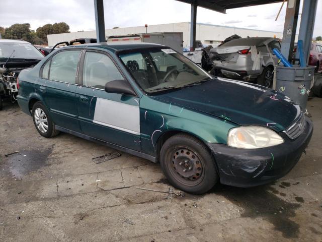 2HGEJ6616XH515064 - 1999 HONDA CIVIC BASE GREEN photo 1