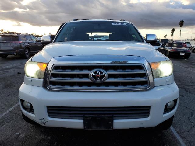 5TDZY67A58S015250 - 2008 TOYOTA SEQUOIA PL WHITE photo 5