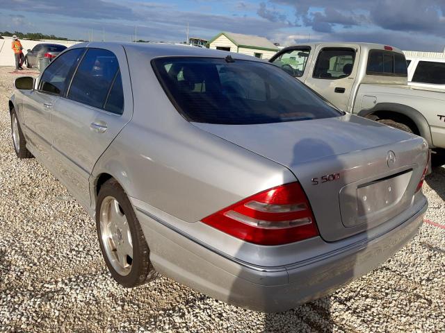 WDBNG75J8YA120712 - 2000 MERCEDES-BENZ S 500 SILVER photo 2