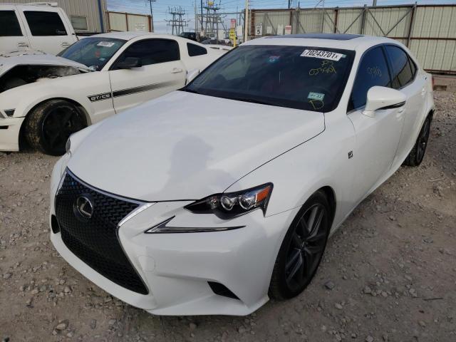 JTHBF1D22E5023801 - 2014 LEXUS IS 250 WHITE photo 2