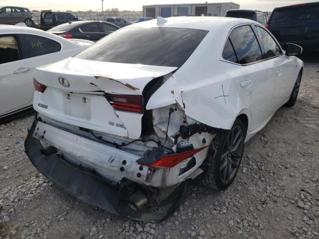 JTHBF1D22E5023801 - 2014 LEXUS IS 250 WHITE photo 4