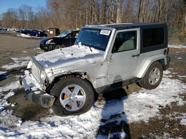 1J4FA54118L543157 - 2008 JEEP WRANGLER S SILVER photo 1