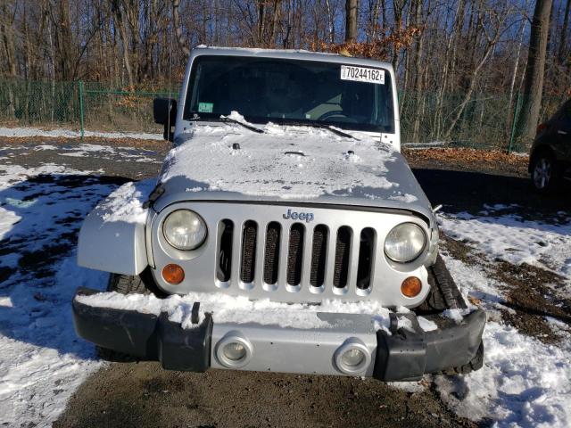 1J4FA54118L543157 - 2008 JEEP WRANGLER S SILVER photo 5