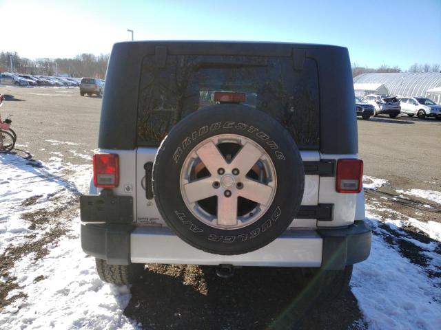 1J4FA54118L543157 - 2008 JEEP WRANGLER S SILVER photo 6