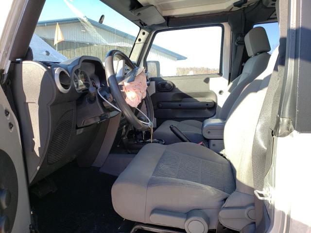 1J4FA54118L543157 - 2008 JEEP WRANGLER S SILVER photo 7