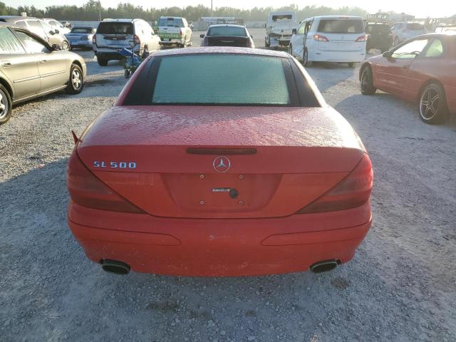 WDBSK75F73F032680 - 2003 MERCEDES-BENZ SL 500R RED photo 6