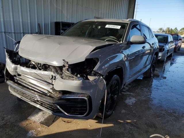 1V2CE2CA2MC215283 - 2021 VOLKSWAGEN ATLAS CROS Серый фото 1