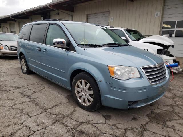 2A8HR54P28R639455 - 2008 CHRYSLER TOWN AND C BLUE photo 4